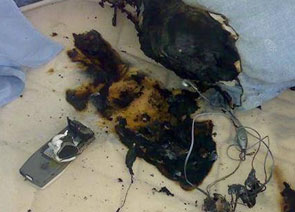 cell battery accident