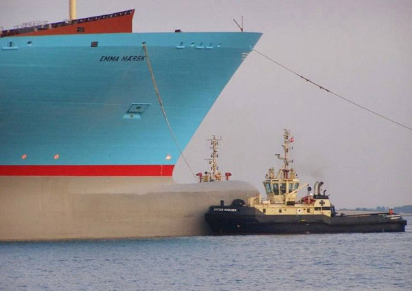 Danish container EMMA MAERSK