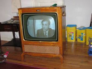old tv aquarium
