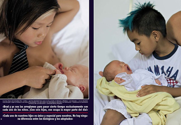 Jolie and Pitt children pics