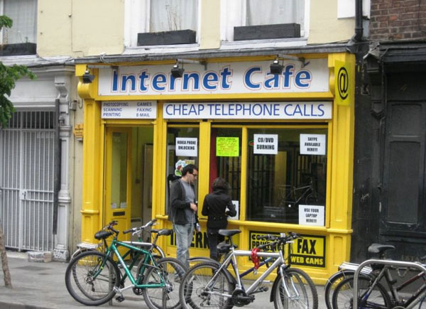 internet cafe all around the world