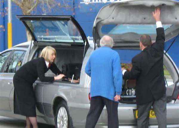 lost coffin on the road