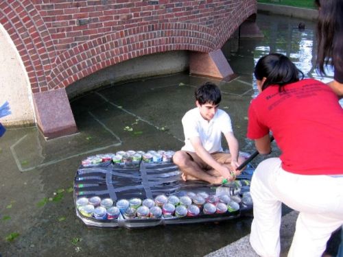 diy boat from pet bottle