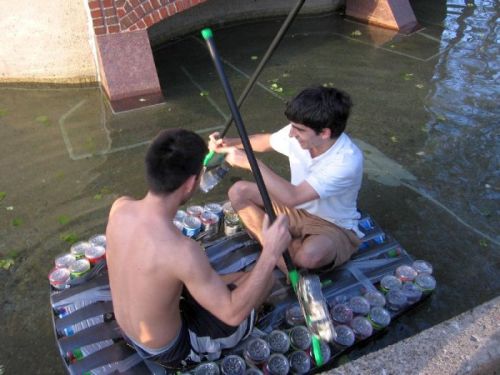 diy boat from pet bottle