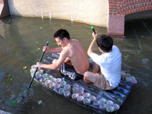 diy boat from pet bottle