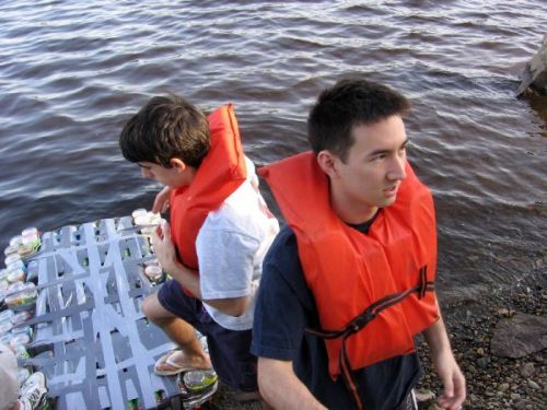 diy boat from pet bottle