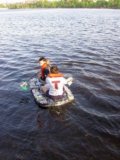 diy boat from pet bottle