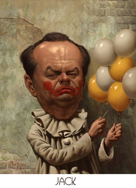 celebs caricature by Court Jones