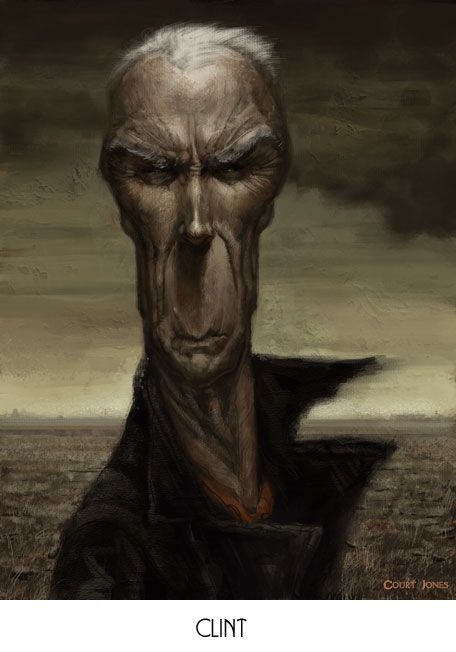 celebs caricature by Court Jones