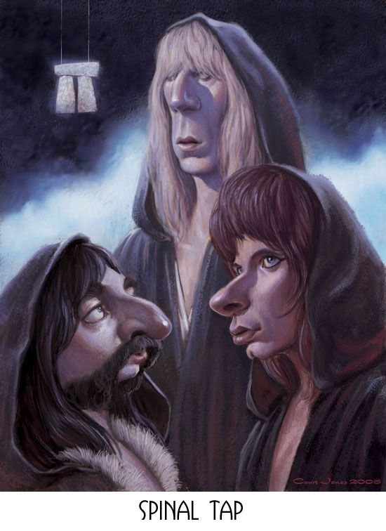 celebs caricature by Court Jones