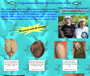 wegotussomemedicalwaste